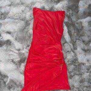 Fashion Nova Coral Pink Dress